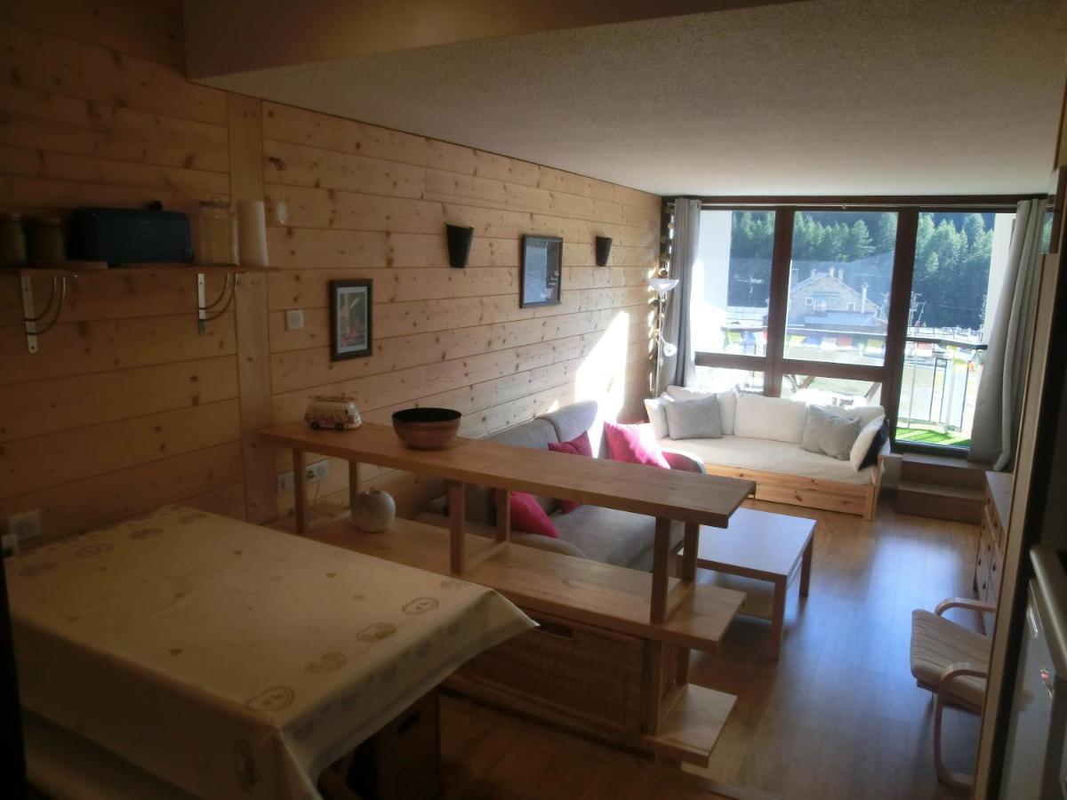 Appartement Studio Front De Neige, Acces Direct Aux Pistes Isola 2000 Buitenkant foto